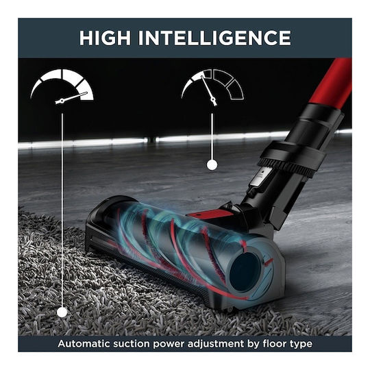 Rowenta X-force Flex 12.60 Επαναφορτιζόμενη Σκούπα Stick 25.2V Κόκκινη