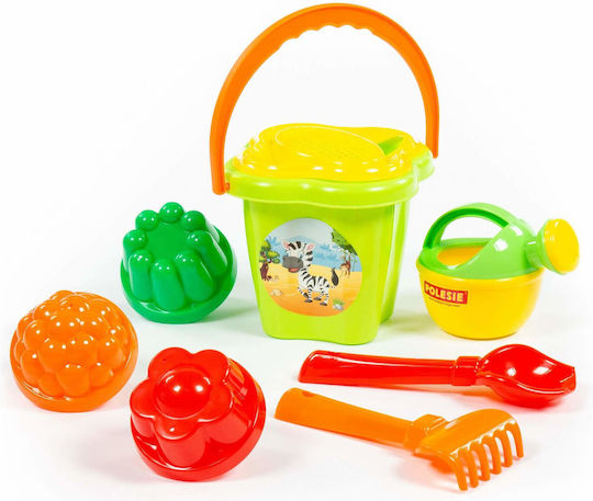 Polesie 4481 Flower Medium Bucket Set 8 Pcs Set No 157