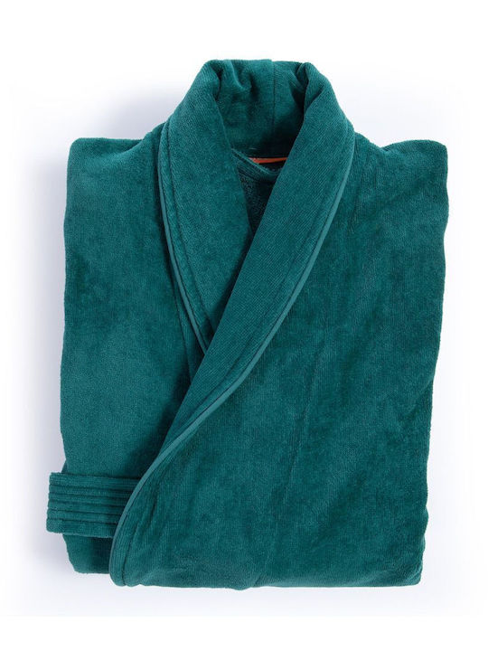 Nef-Nef Homeware Paradise Bathrobe Green