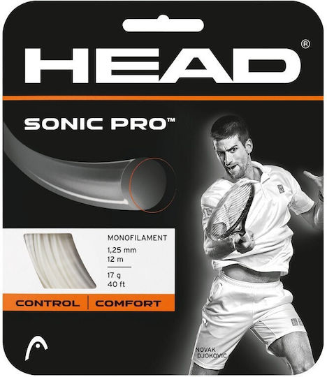 Head Sonic Pro Tennis-Saiten Schwarz 12m, Ø1.30mm