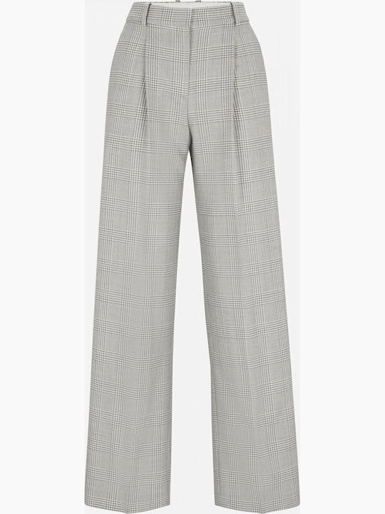 Tanity Damen Stoff Hose Geprüft Gray