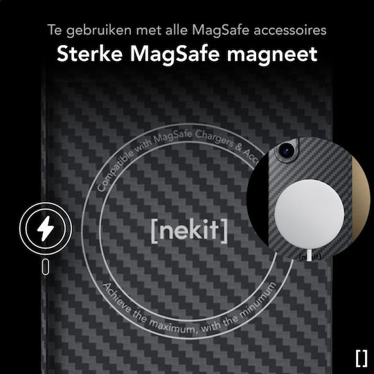 Nekit Back Cover Aramid Fiber 1mm Black (Galaxy Z Fold6)