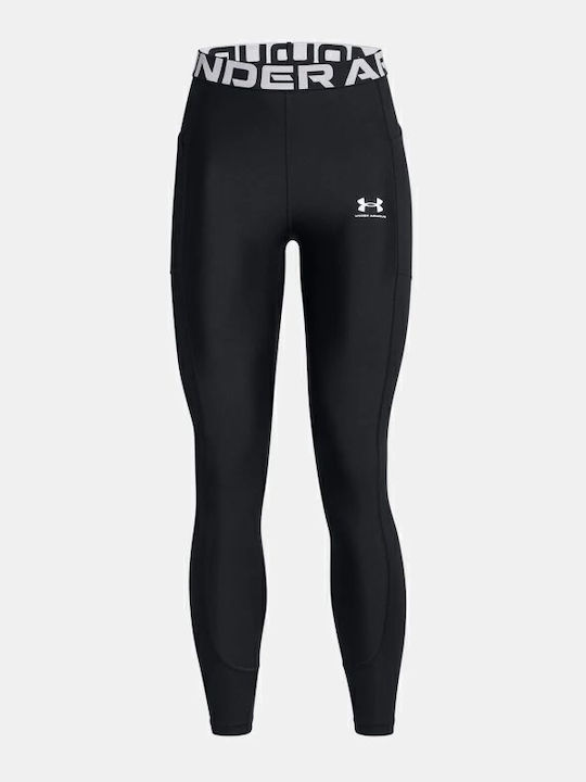 Training Women's Cropped High Waist Leggings Black
