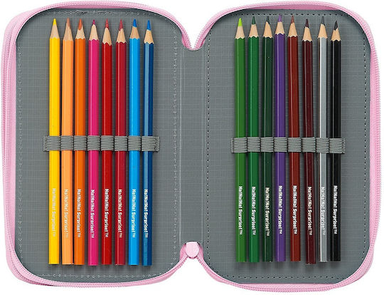 Safta 412264857 Nanana Sparkles Fabric Pencil Case Pink