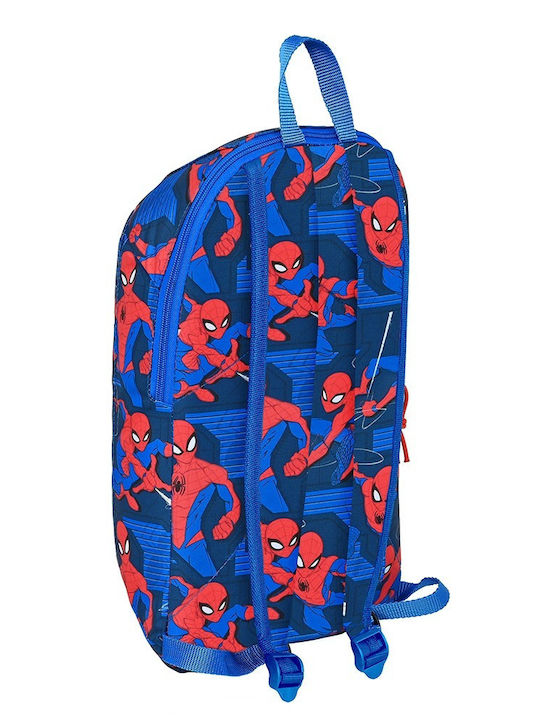 Safta Spiderman Детска чанта Раница Син 30брx25брx30брсм.