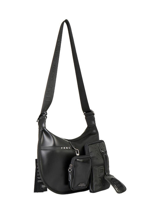 FRNC Damen Tasche Schulter Schwarz