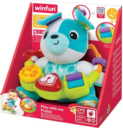 Winfun Jucărie pentru Bebeluși din Țesătură cu Muzică, Lumină și Sunete pentru 0++ Luni