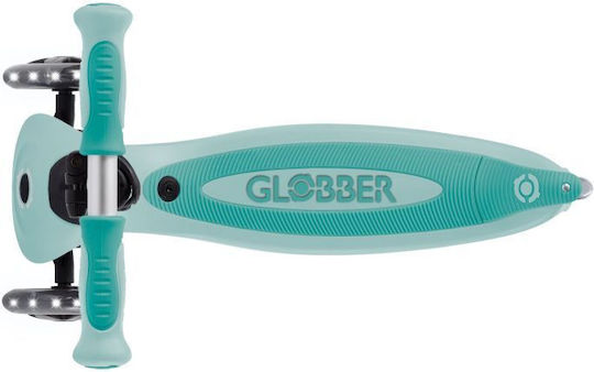 Globber Kids Scooter Go.Up Baby Lights 360 3-Wheel with Seat for 15 Months Mint