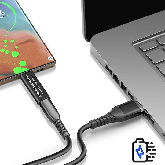 Avizar Usb-c Data Blocker Super Charge Black