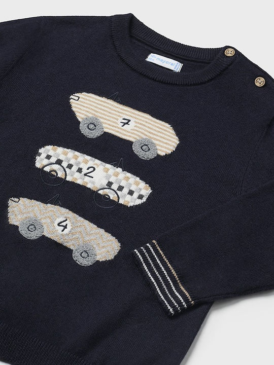 Mayoral Children's Sweater Long Sleeve navy blue