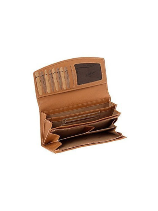 Lavor Leather Women's Wallet Tabac Brown