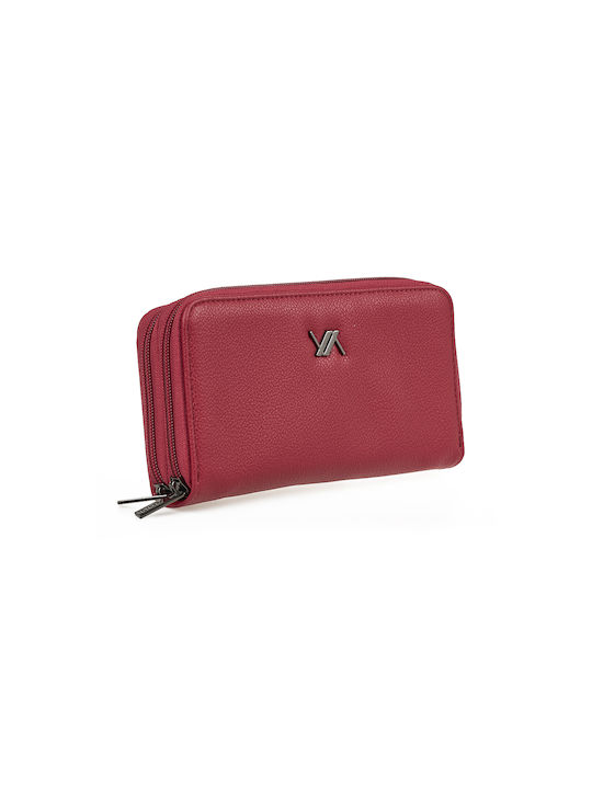 Verde Large Women's Wallet Red