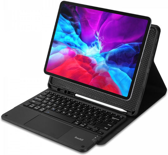 Buddi Zuna Klappdeckel mit Tastatur Schwarze (iPad Air 13" 2024/2025/2026)