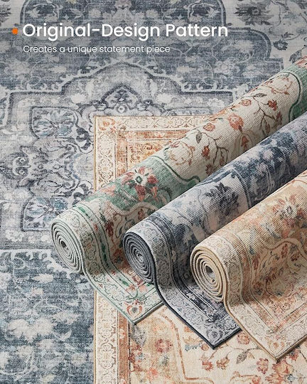 Songmics Vintage Αντιολισθητικό Χαλί Διάδρομος Καφέ 80x150cm