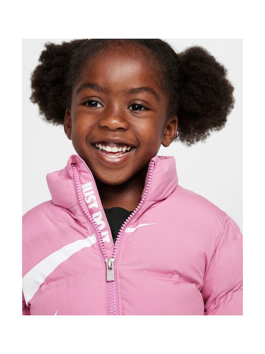 Nike Waterproof Kids Quilted Jacket Swoosh