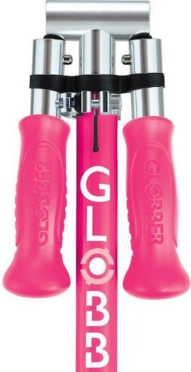 Globber Kids Foldable Flow 2-Wheel Scooter for 3+ Years Fuchsia