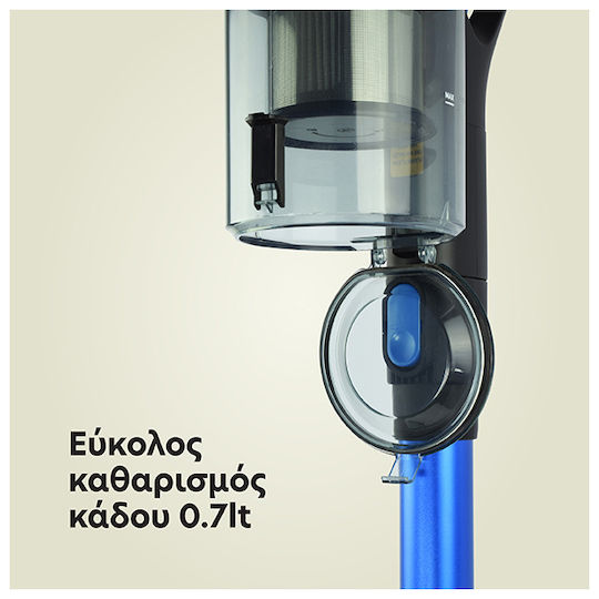 IQ Storm Max Rechargeable 2 in 1 Stick & Handheld Vacuum 37V Blue