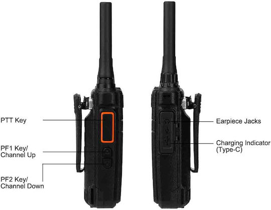 Retevis RB637 Wireless Transceiver PMR 2W without Screen