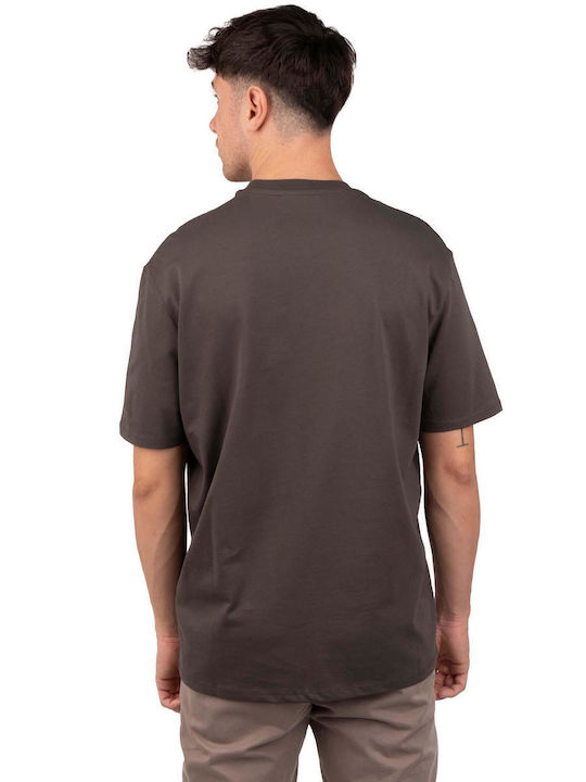 Armani Exchange Men's Short Sleeve T-shirt Brown