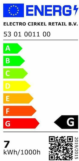 Calex Smart Halo Led Spot 10cm Rgb Warm Light 6.5w 340 Lm Ip20 Klasse G Weiß