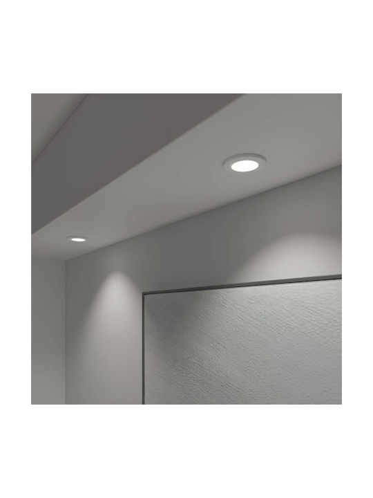 Calex Smart Halo Led Spot 10cm Rgb Warm Light 6.5w 340 Lm Ip20 Class G White