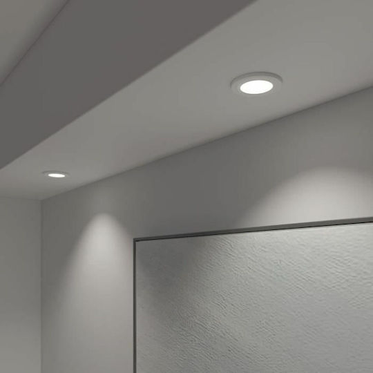 Calex Smart Halo Led Spot 10cm Rgb Warm Light 6.5w 340 Lm Ip20 Klasse G Weiß