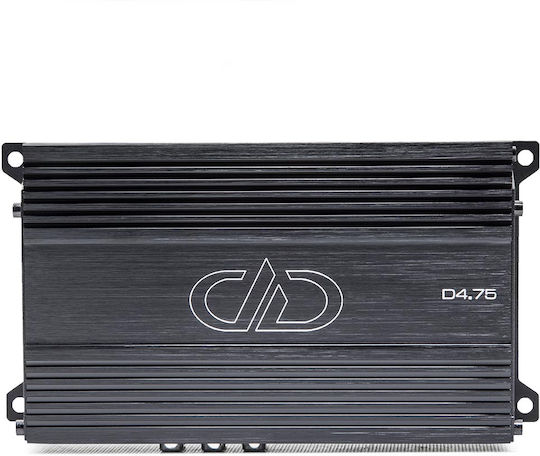 DD Audio Ενισχυτής Αυτοκινήτου 4 Καναλιών