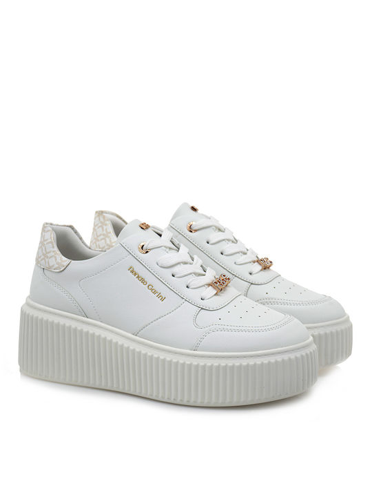 Renato Garini Wedges Sneakers White