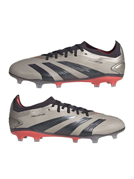 adidas Predator Pro Ποδοσφαιρικά Παπούτσια με Τάπες FG Ασημί