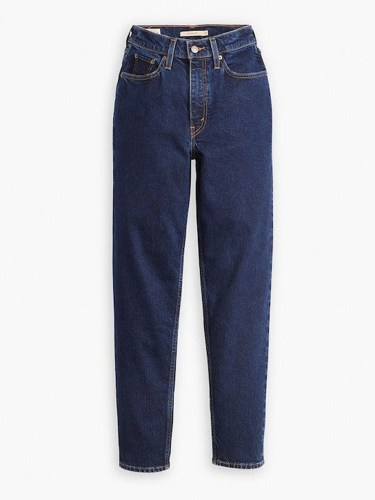 80s Mom Damenjeans in Mom-Passform Med Indigo