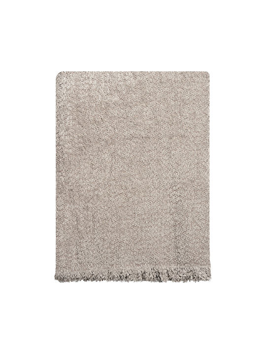 Beauty Home Lamb Art 8573 Ριχτάρι Πολυθρόνας Chenille 180x170εκ. Άμμου