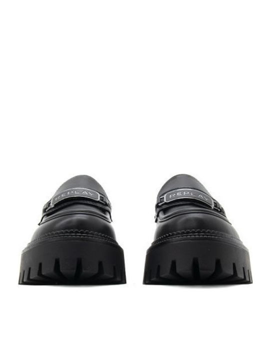 Numb Tag Damen Loafers in Schwarz Farbe