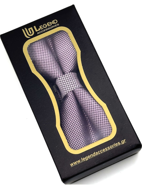 Legend Accessories Set Fliege mit Taschentuch Flieder