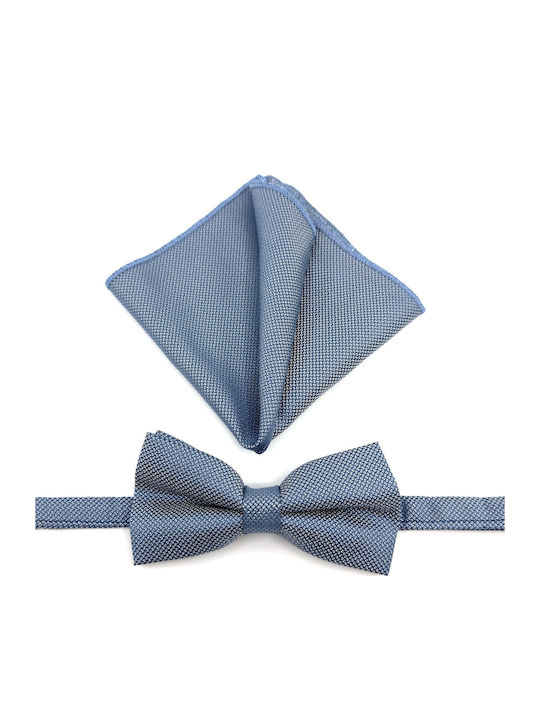 Legend Accessories Bow Tie Set with Pochette Blue