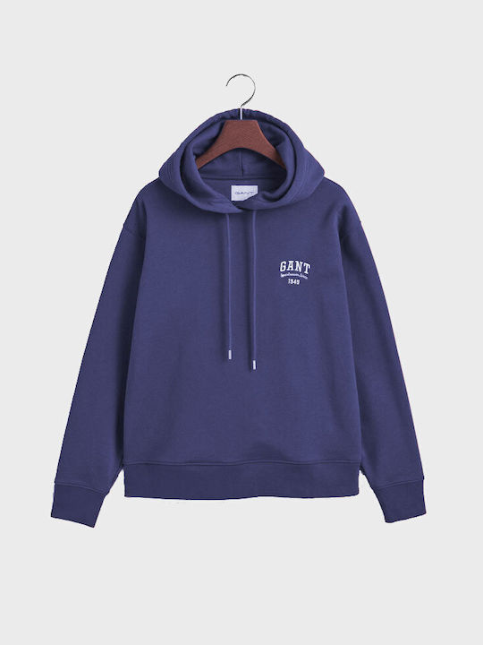 Gant Women's Hooded Sweatshirt Blue