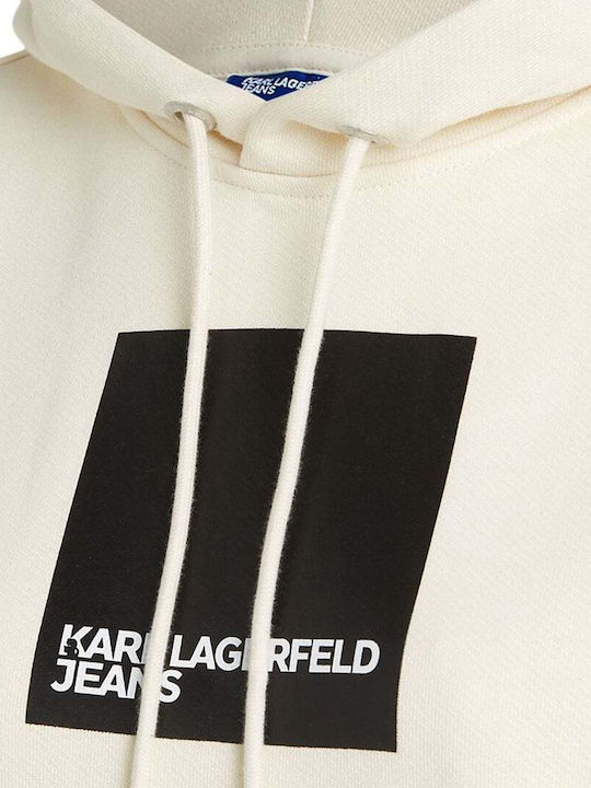 Long Women's Sweatshirt Hooded Whitecap Gray