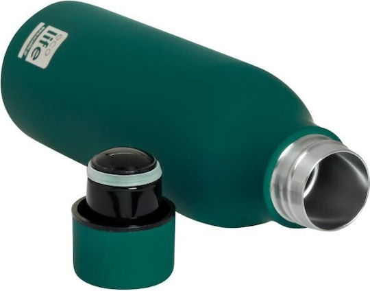 Ecolife Bottle Thermos Stainless Steel BPA Free 550ml Pine Green Ecolife