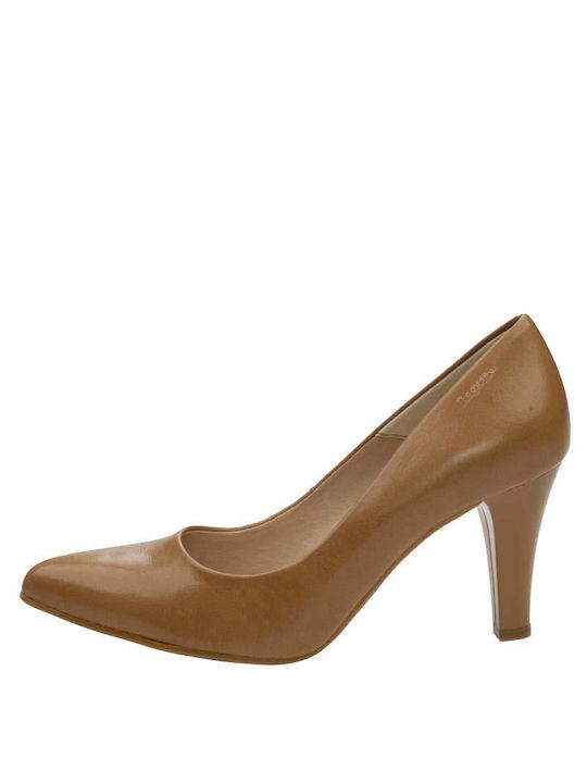 Ragazza Suede Tabac Brown High Heels