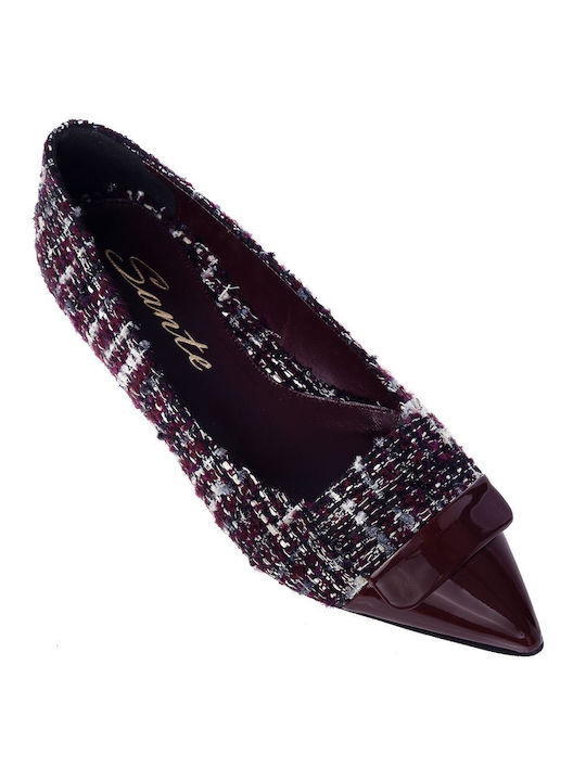 Sante Ballerinas Burgundy