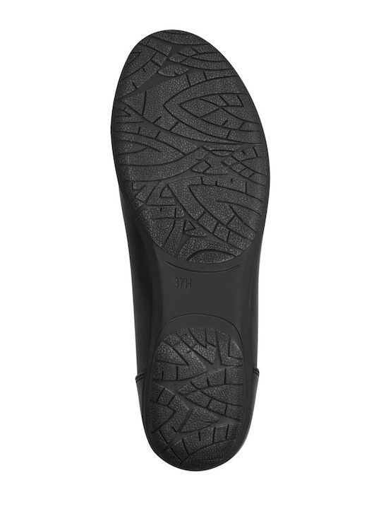 Damen Ballerinas Anatomisch Schwarze