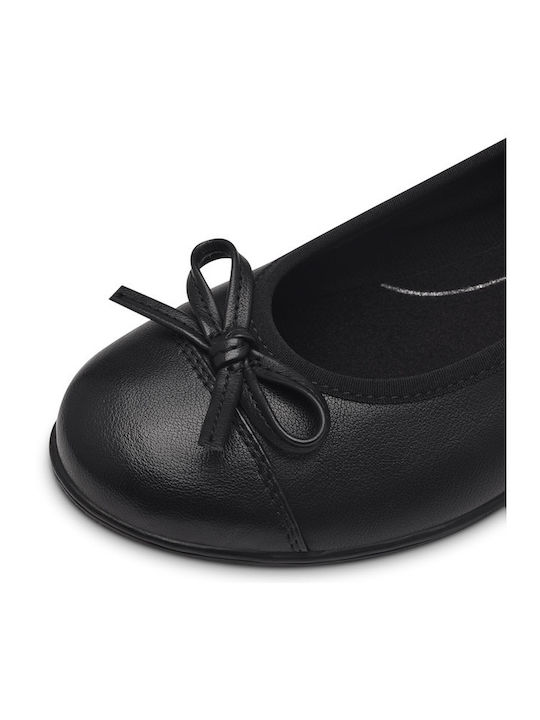 Damen Ballerinas Anatomisch Schwarze