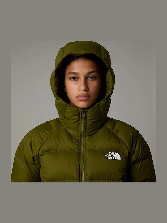 Hyalite Κοντό Γυναικείο Puffer Μπουφάν για Χειμώνα Forest Olive