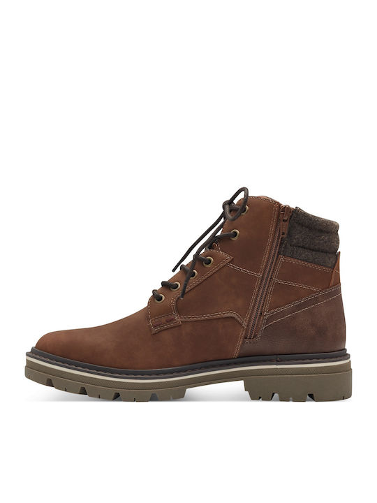 Leather Tabac Brown Men's Boots Anatomical