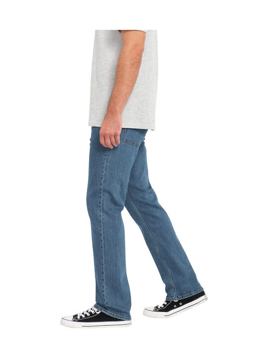 Solver Men's Jeans Pants with Regular Straight Fit Washed Blue