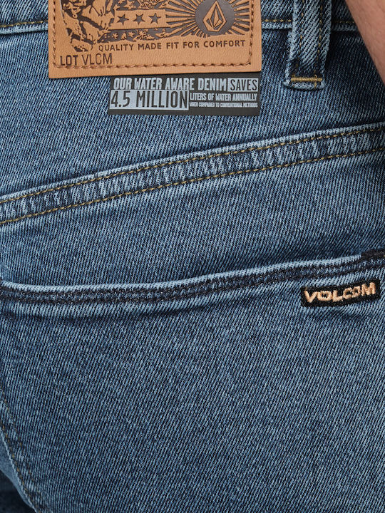 Solver Men's Jeans Pants with Regular Straight Fit Washed Blue