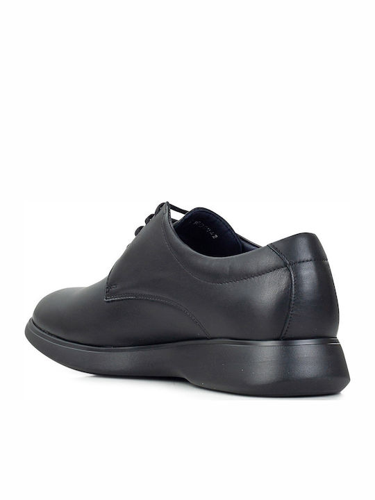 Leder Herren Freizeitschuhe Schwarz