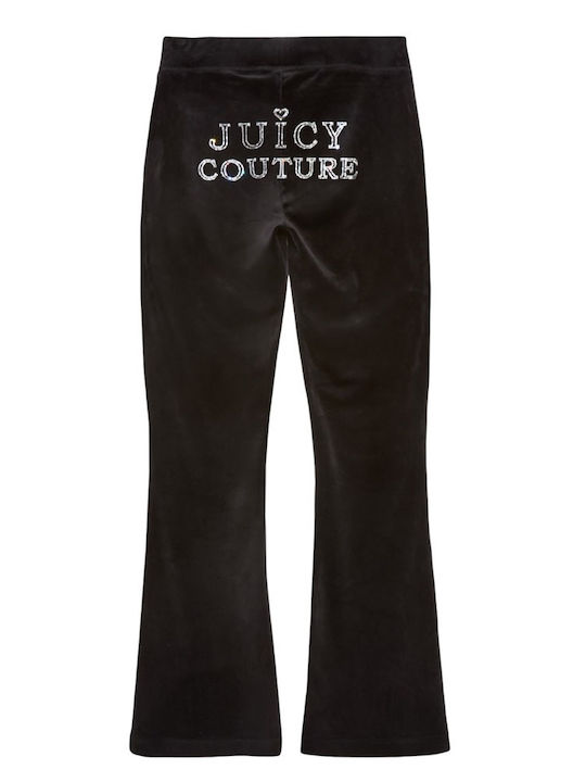 Juicy Couture Дамски Суитшърт BLACK Кадифе