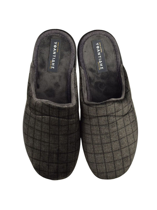 Yfantidis Men's Slipper Gray