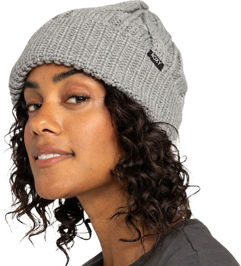 Snow Cake Beanie Beanie Knitted in Gray color
