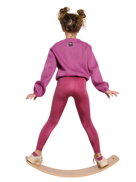 Kids' Shirt Long Sleeve Fuchsia Less Is More Minime